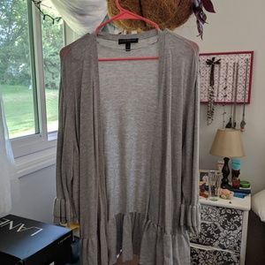 Grey cardigan